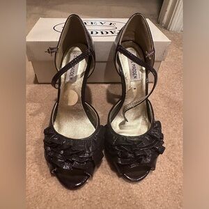 Steve Madden Purple Open Toe Heels, Size 7